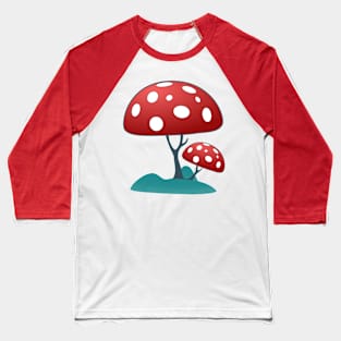 MUSHROOM TREE Baseball T-Shirt